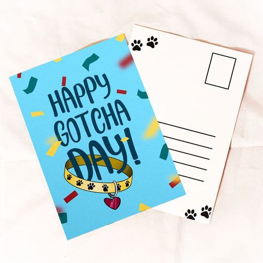 Happy Gotcha Day Postcard