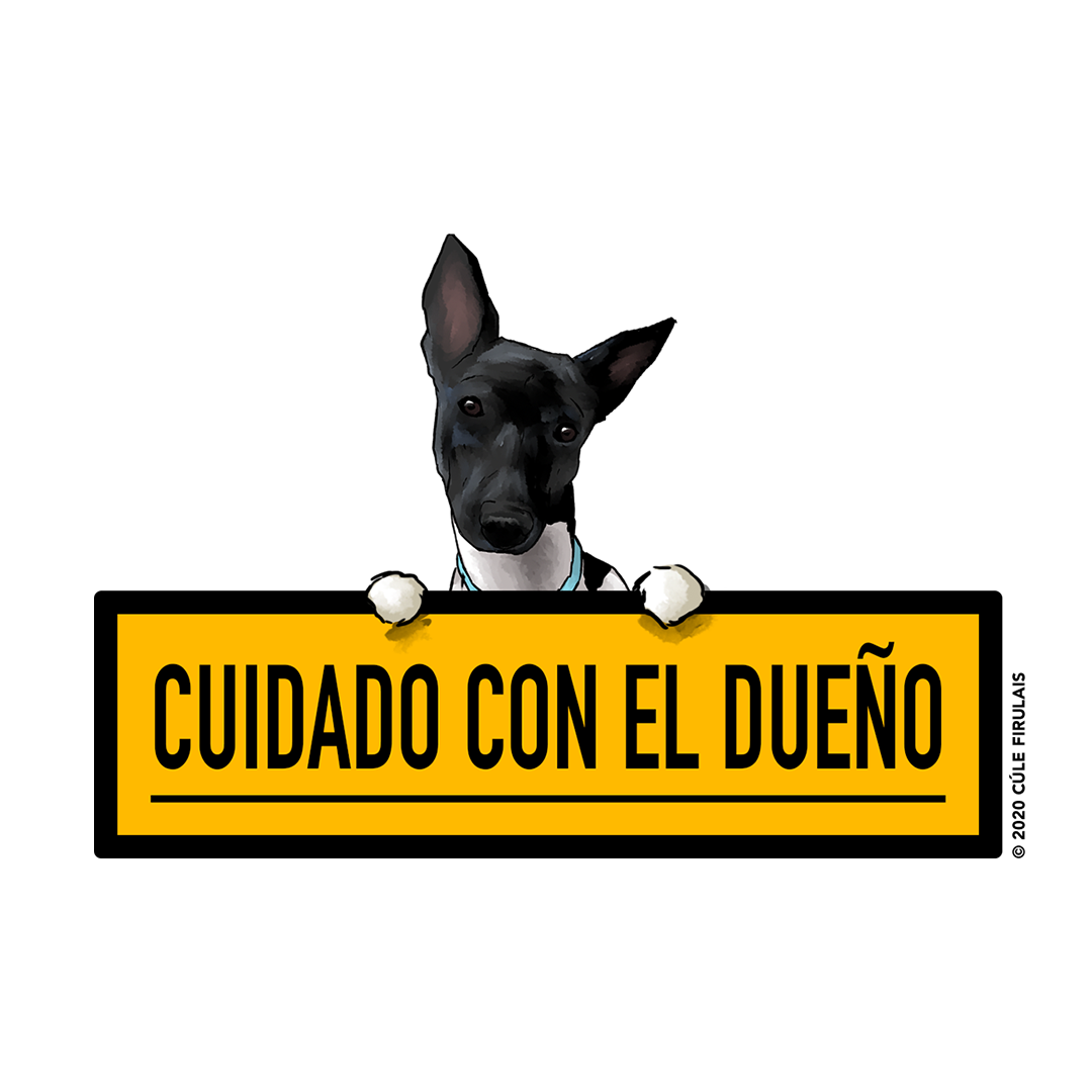 "Cuidado con el dueño" Die-Cut Waterproof Sticker - Stickers OG