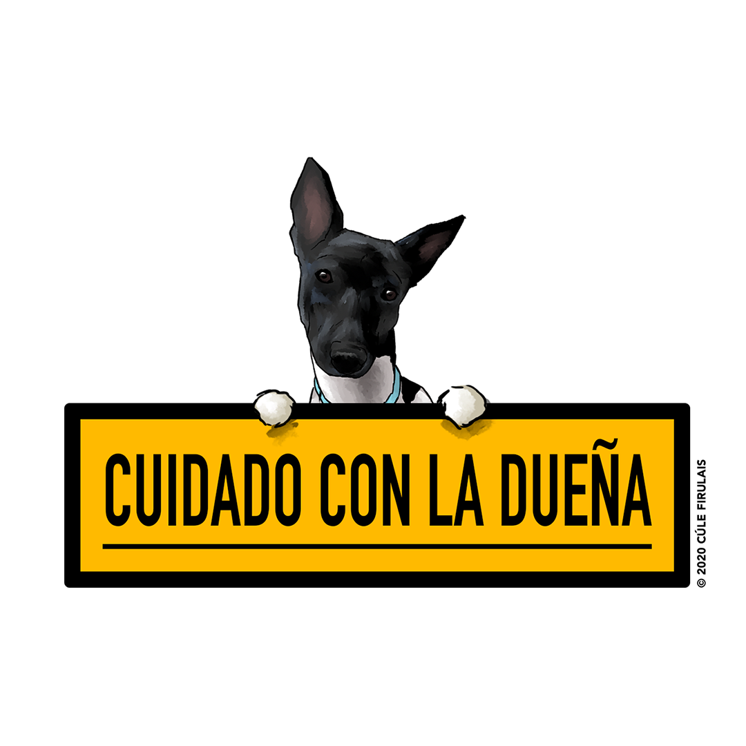 "Cuidado con la dueña" Die-Cut Waterproof Sticker - Stickers OG